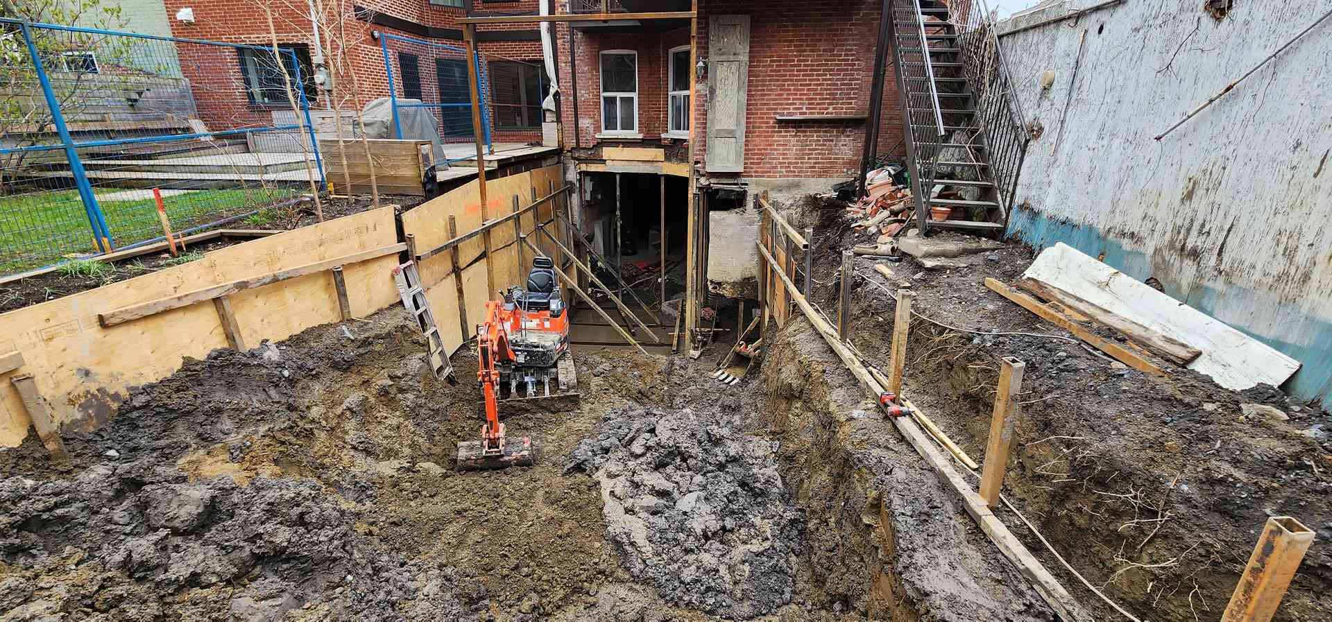 Réalisations agrandissement sous-sol - Stabili pieux