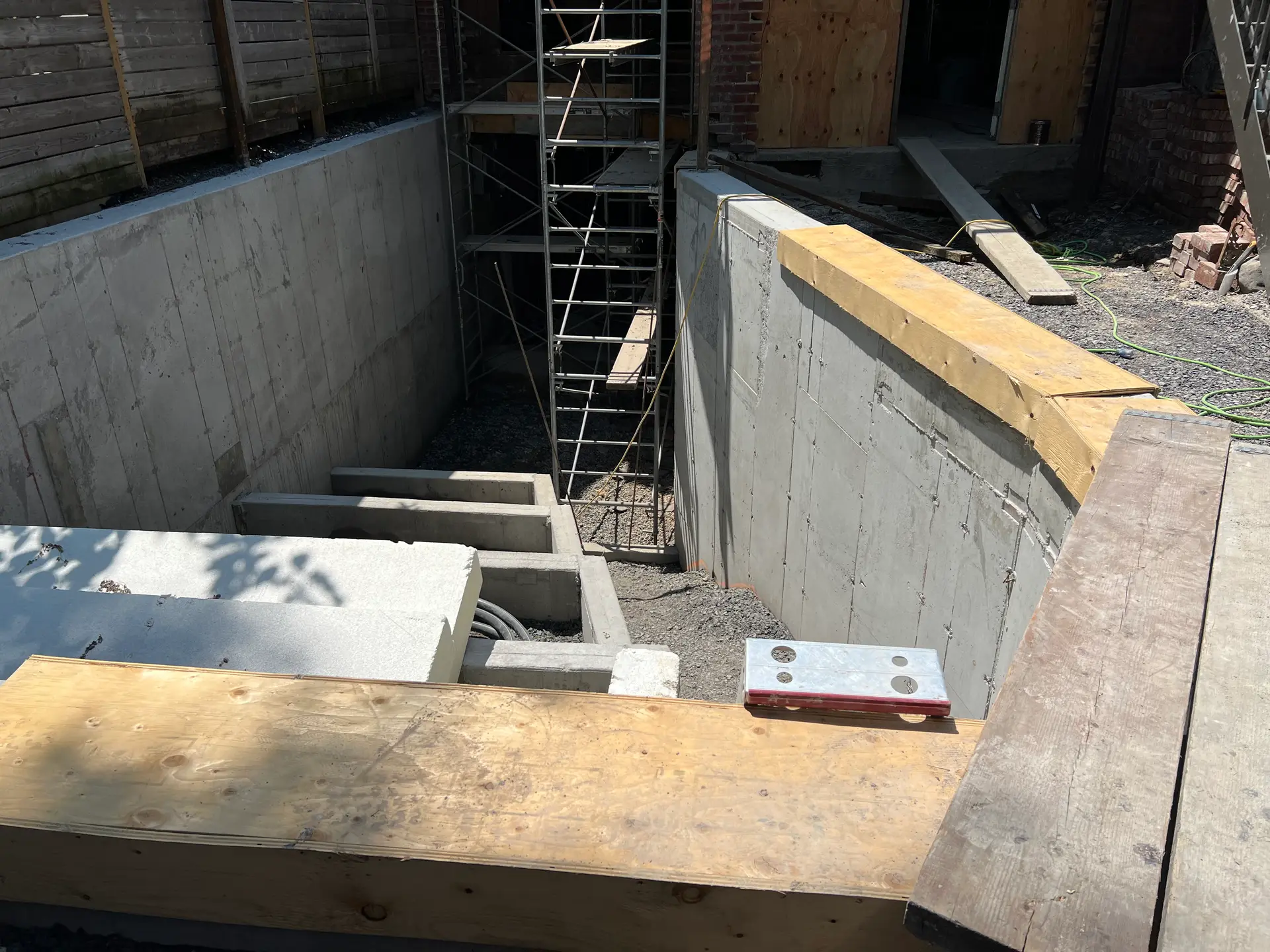 Réalisations agrandissement sous-sol - Stabili pieux