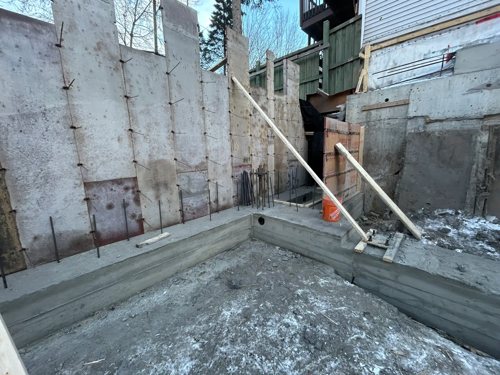 Réalisations coffrage projet ancre - Stabili pieux