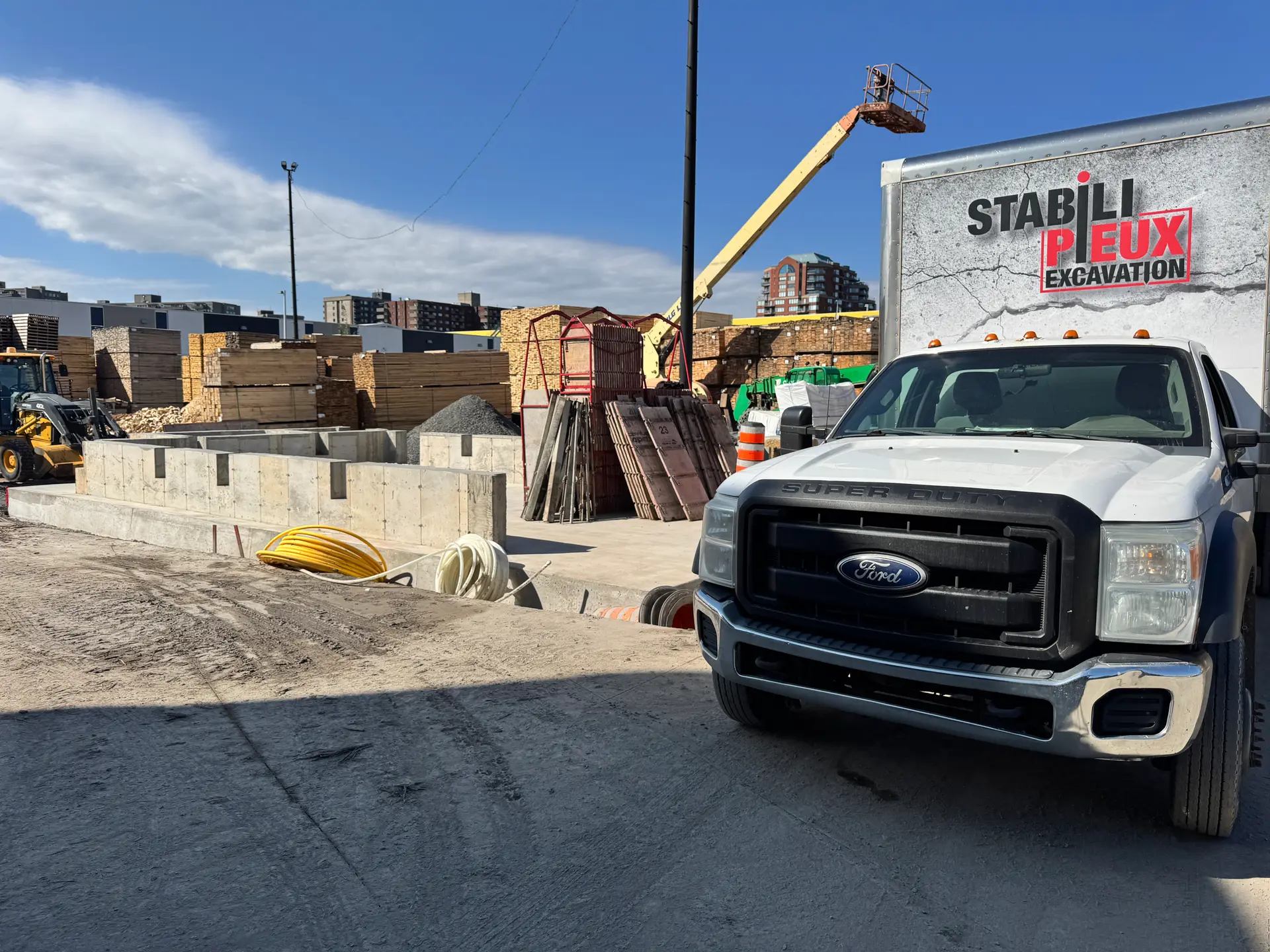 Réalisations coffrage murets - Stabili pieux