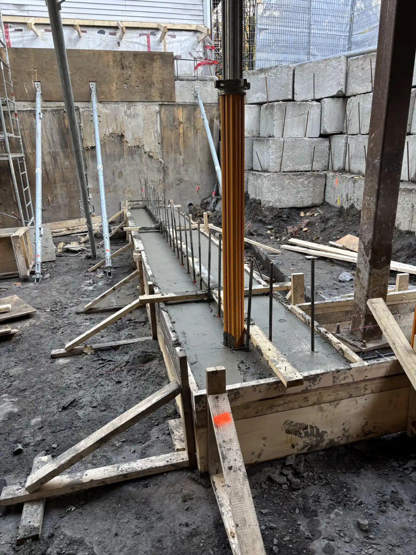 Remplacement de fondation