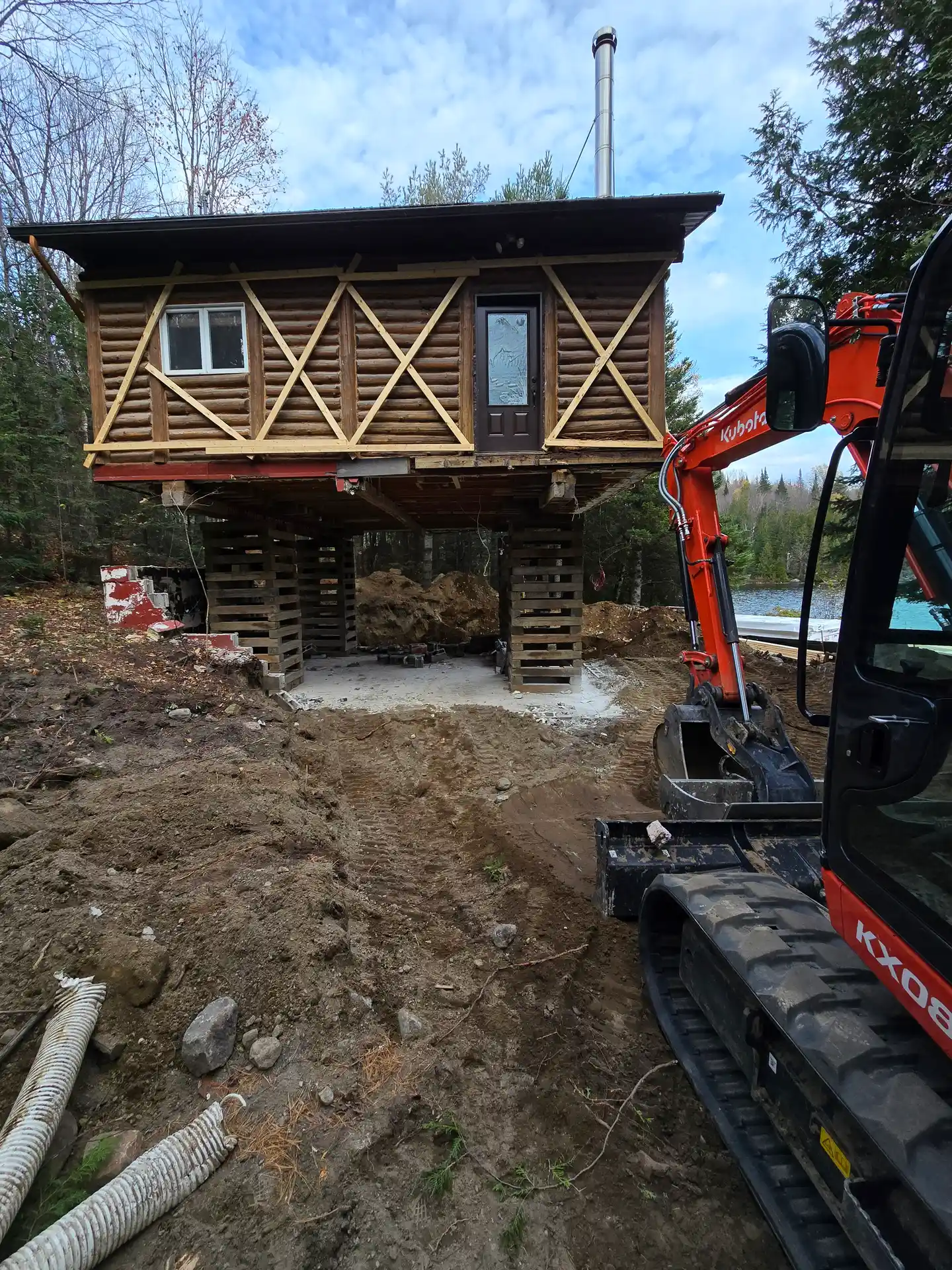 Réalisations remplacement de fondation - Stabili pieux