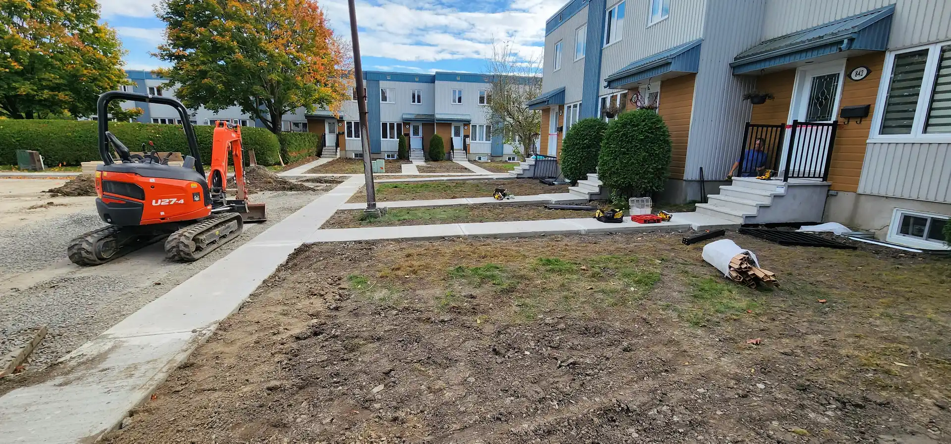 Réalisations trottoir - Stabili pieux