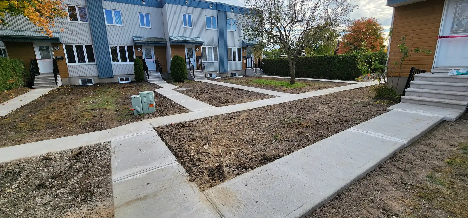 Réalisations trottoir - Stabili pieux